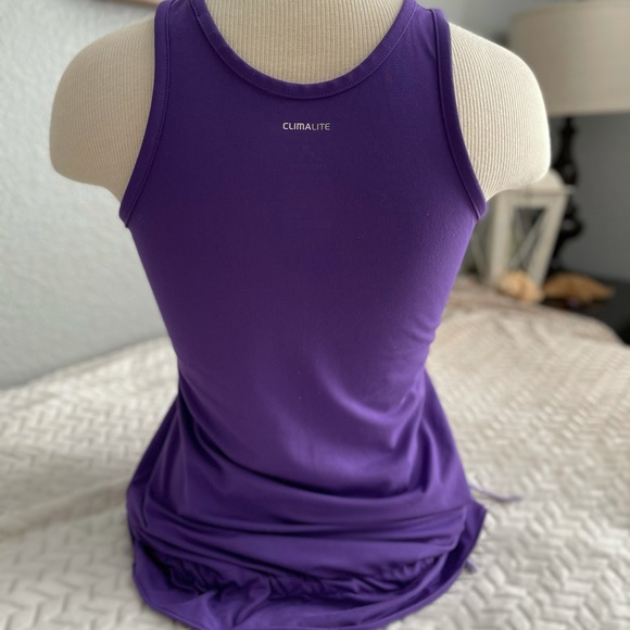 Adidas Purple Climalite Tank Top Sz MED - Picture 6 of 6